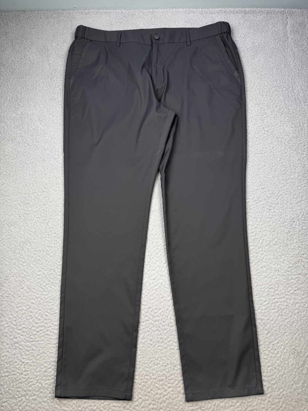 Jack Archer Pants Mens 40x32 Charcoal Stretch Performance Golf Work Flat Front